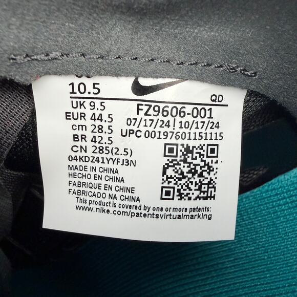 Nike Zoom Rotational 6 Track Throwing Shoes Black Spruce Men\'s 10.5 FZ9606-001 main image 5
